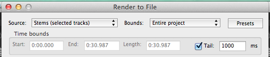 Render source and bounds options