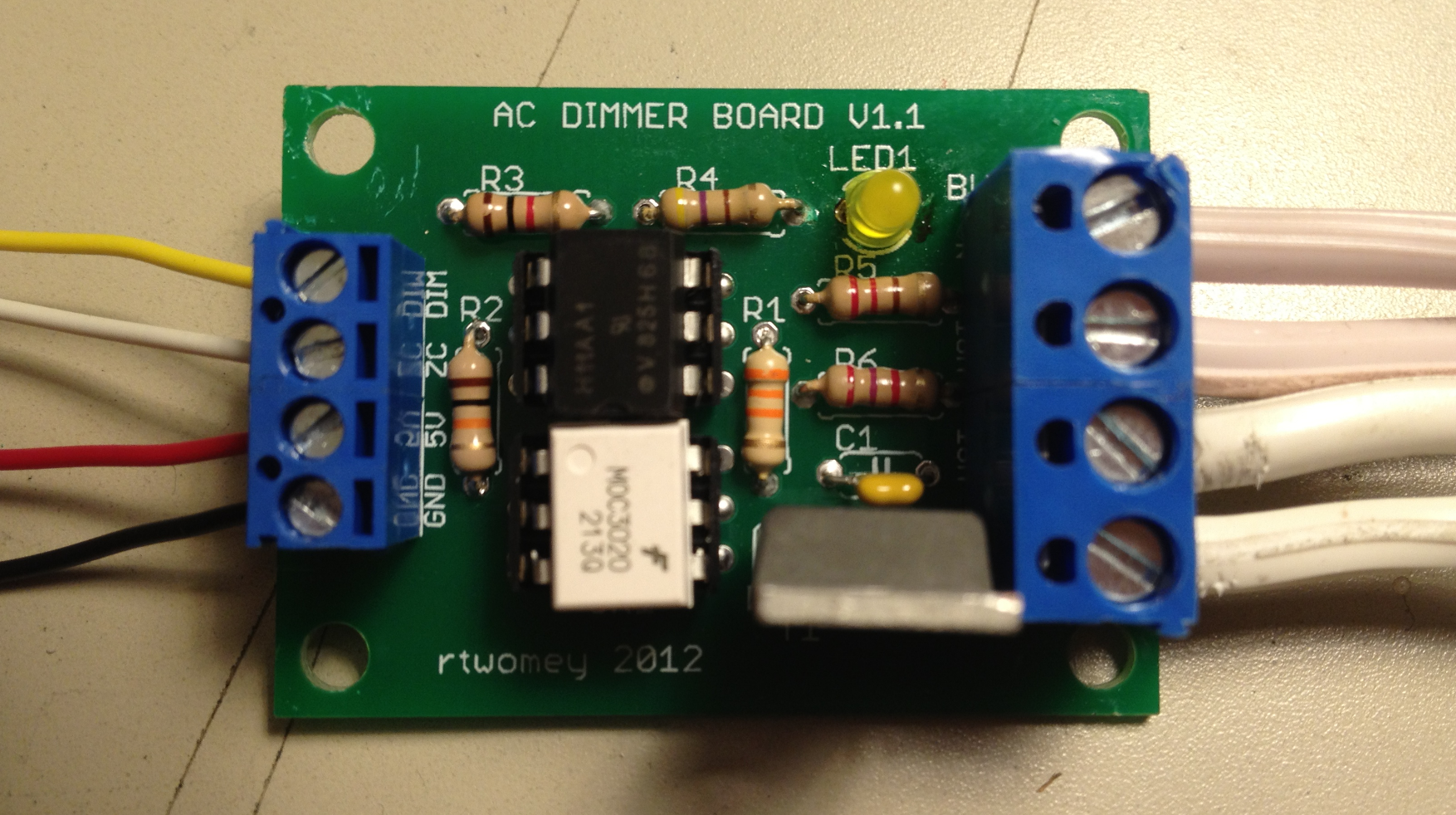 AC Dimmer Circuit | DXARTS: Digital Arts & Experimental Media