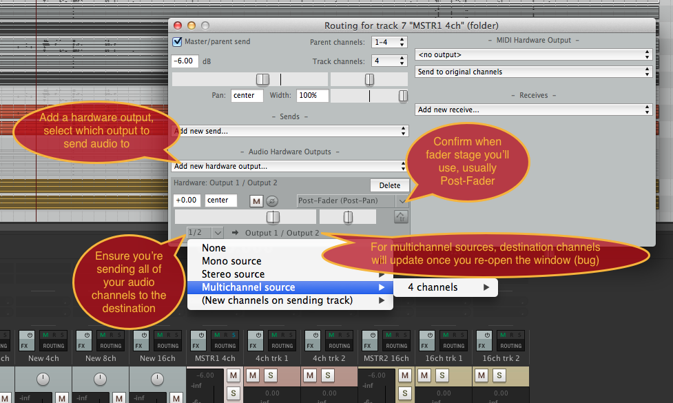 A Simpler Setup for the Automixer in REAPER 