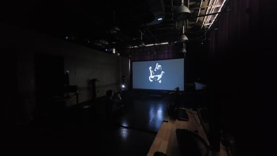Image of research activations at Raitt 129, Human-Machine Improvisation Lab