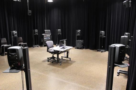 DXARTS Media Lab speaker layout