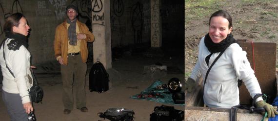 Soprano Anna Niedźwiedź and hornist Josiah Boothby, Fort Worden Cistern