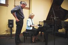 Richard Karpen and Renée Fleming, photo by Max Weinstein-Bacal