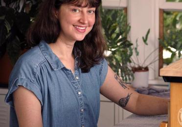 Allyce Wood in her West Seattle studio