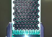 An early prototype of an ultrasonic speaker array.