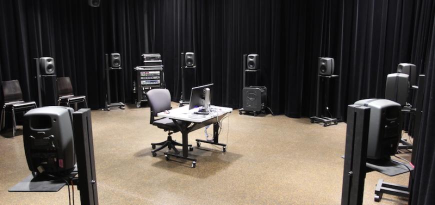 DXARTS Media Lab speaker layout