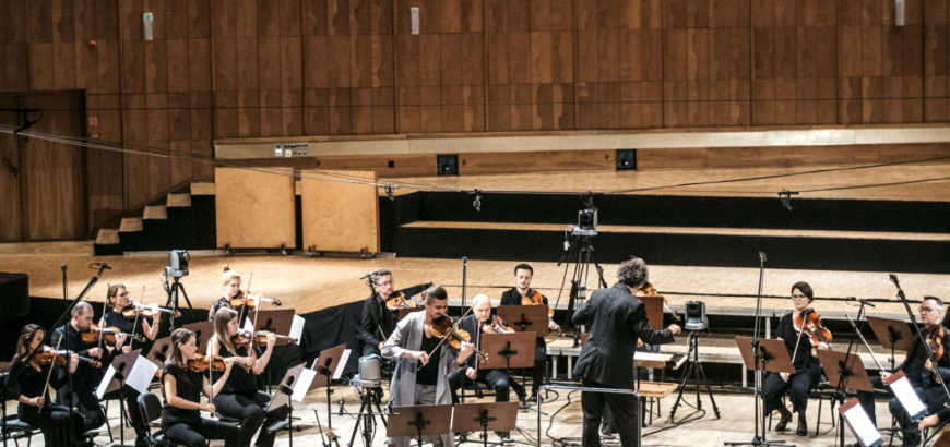 NFM Leopoldinum Orchestra, Christian Danowicz - conductor, Adam Bałdych - violin | Photo credit: WARSAW AUTUMN