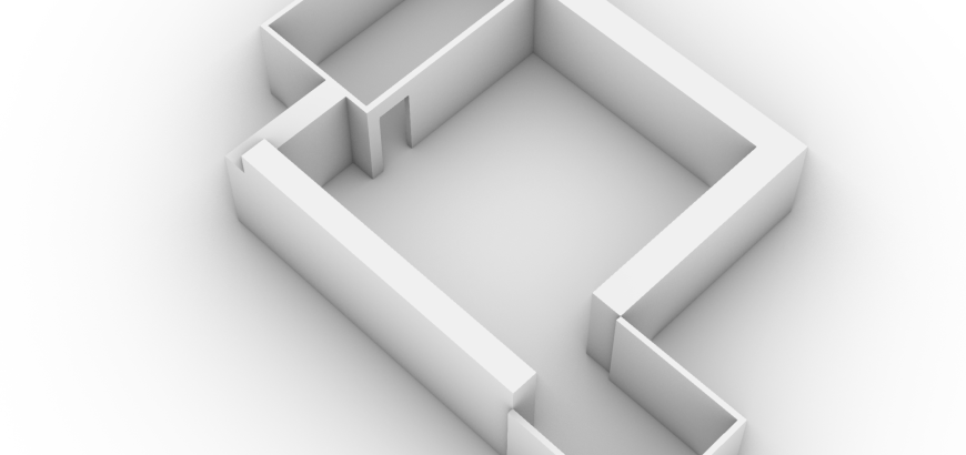 3D model of gallery space