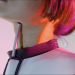 Detail of linear actuator moving the performer's head.