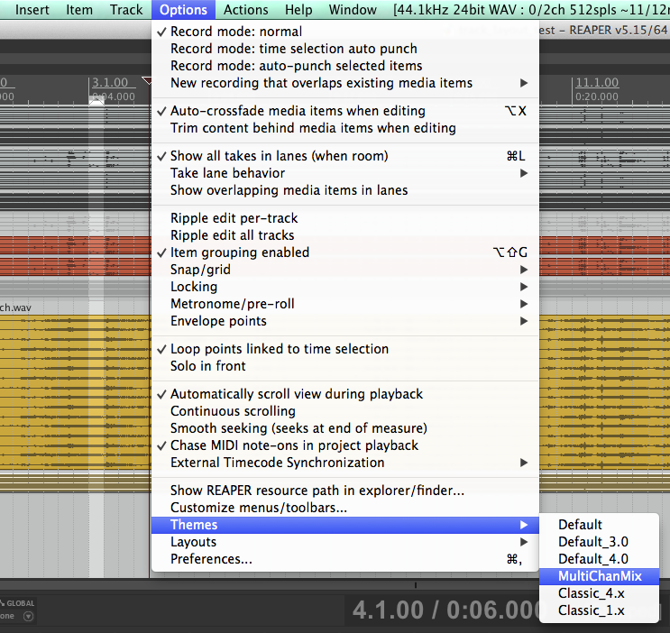 Select MultiChanMix theme